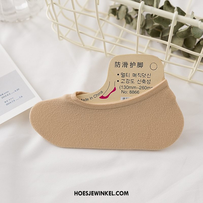 Sokken Dames Boot Antislip Snoep Kleur, Sokken Silicone Fluweel