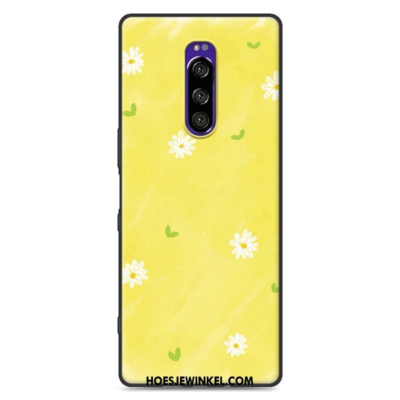 Sony Xperia 1 Hoesje Zacht Grappig Spotprent, Sony Xperia 1 Hoesje Mobiele Telefoon Hoes