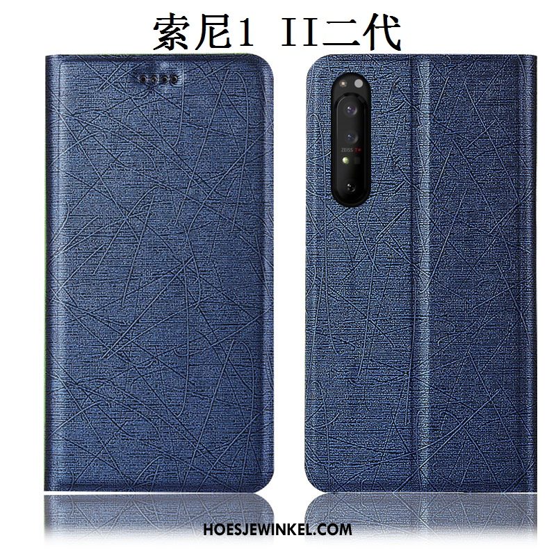 Sony Xperia 1 Ii Hoesje Folio All Inclusive Zijde, Sony Xperia 1 Ii Hoesje Hoes Anti-fall