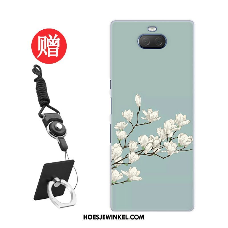 Sony Xperia 10 Hoesje Bescherming Hoes Tempereren, Sony Xperia 10 Hoesje Anti-fall Skärmskydd