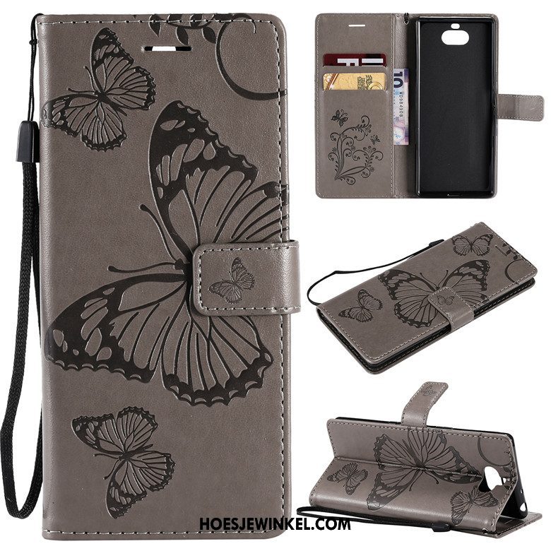 Sony Xperia 10 Hoesje Hoes All Inclusive Leren Etui, Sony Xperia 10 Hoesje Mobiele Telefoon Folio