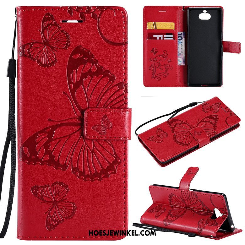 Sony Xperia 10 Hoesje Hoes All Inclusive Leren Etui, Sony Xperia 10 Hoesje Mobiele Telefoon Folio