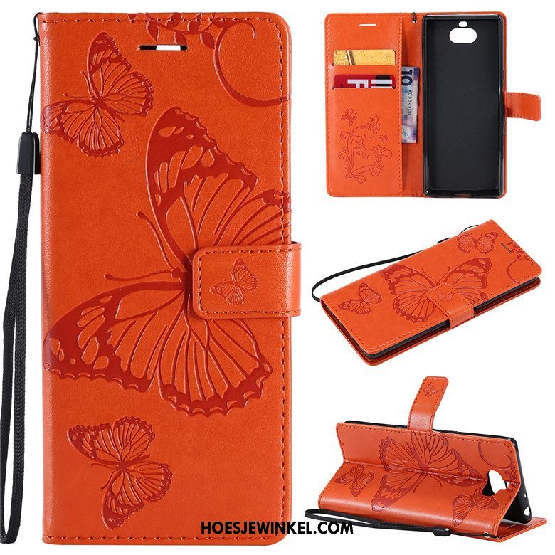 Sony Xperia 10 Hoesje Hoes All Inclusive Leren Etui, Sony Xperia 10 Hoesje Mobiele Telefoon Folio