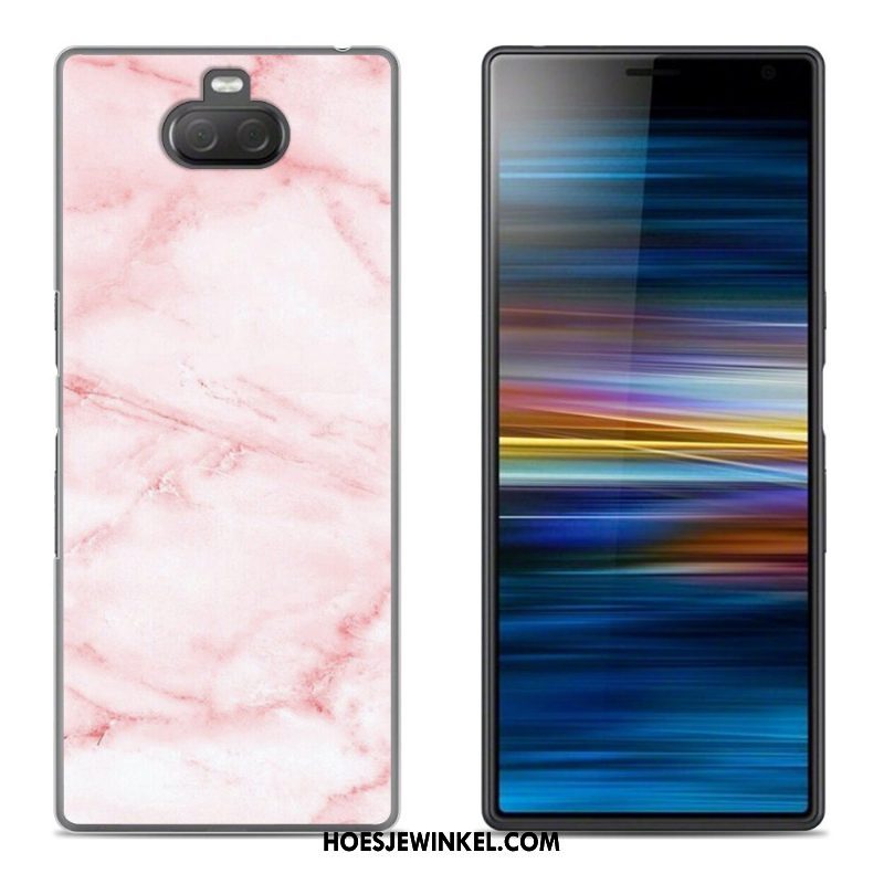 Sony Xperia 10 Hoesje Scheppend Zacht Hoes, Sony Xperia 10 Hoesje Mobiele Telefoon Hemming