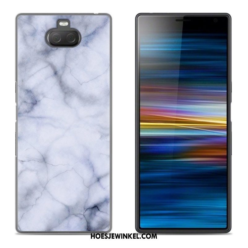 Sony Xperia 10 Hoesje Scheppend Zacht Hoes, Sony Xperia 10 Hoesje Mobiele Telefoon Hemming