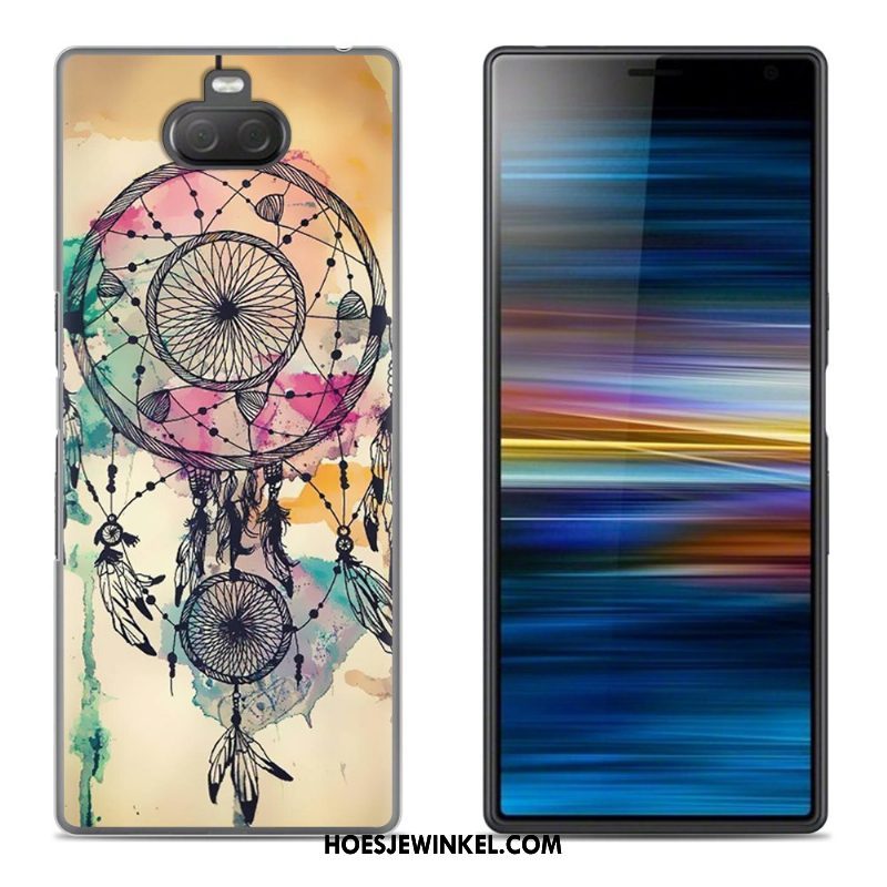 Sony Xperia 10 Hoesje Scheppend Zacht Hoes, Sony Xperia 10 Hoesje Mobiele Telefoon Hemming