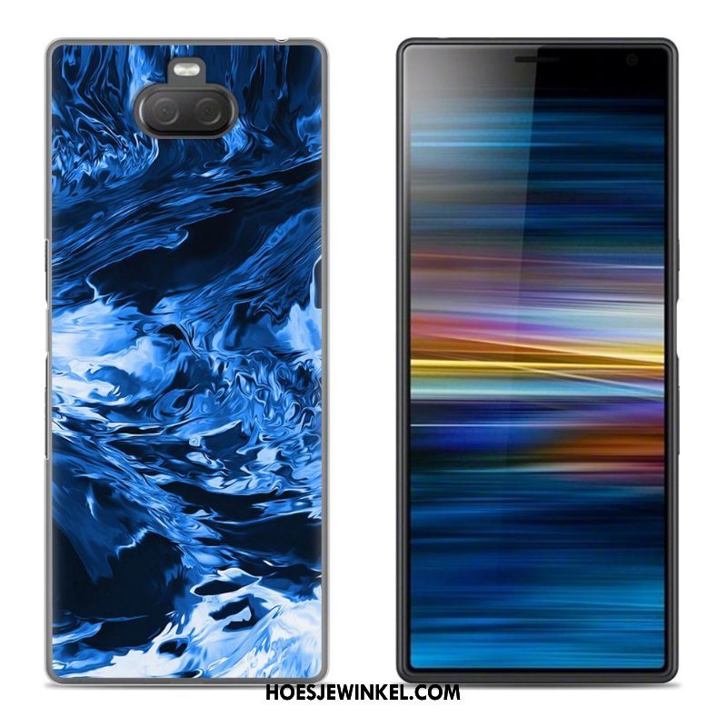 Sony Xperia 10 Hoesje Scheppend Zacht Hoes, Sony Xperia 10 Hoesje Mobiele Telefoon Hemming