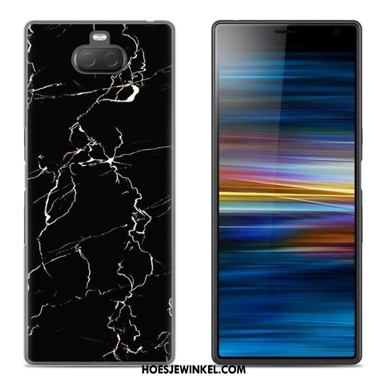 Sony Xperia 10 Hoesje Scheppend Zacht Hoes, Sony Xperia 10 Hoesje Mobiele Telefoon Hemming