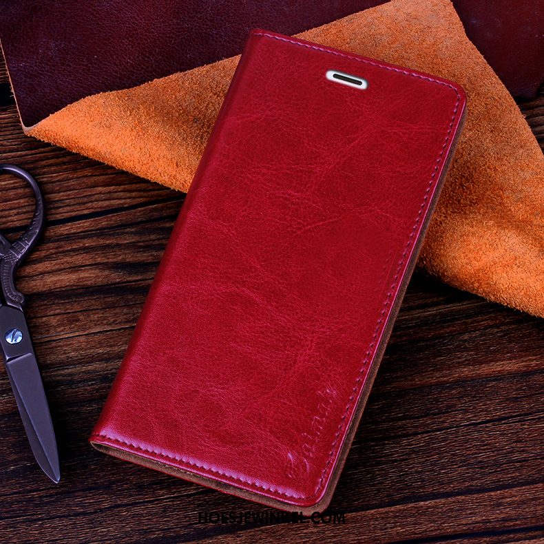 Sony Xperia 5 Hoesje Mobiele Telefoon Hoes Folio, Sony Xperia 5 Hoesje Rood Bedrijf