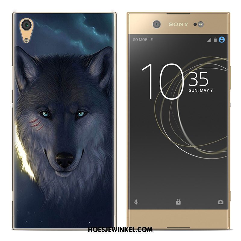 Sony Xperia E5 Hoesje Geel Scheppend Zacht, Sony Xperia E5 Hoesje Geschilderd Trend