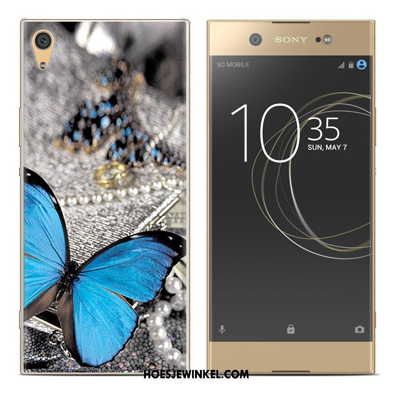 Sony Xperia E5 Hoesje Geel Scheppend Zacht, Sony Xperia E5 Hoesje Geschilderd Trend