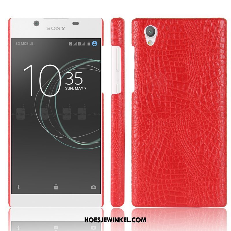 Sony Xperia E5 Hoesje Hoes Krokodillenleer Anti-fall, Sony Xperia E5 Hoesje Mobiele Telefoon Bescherming Braun