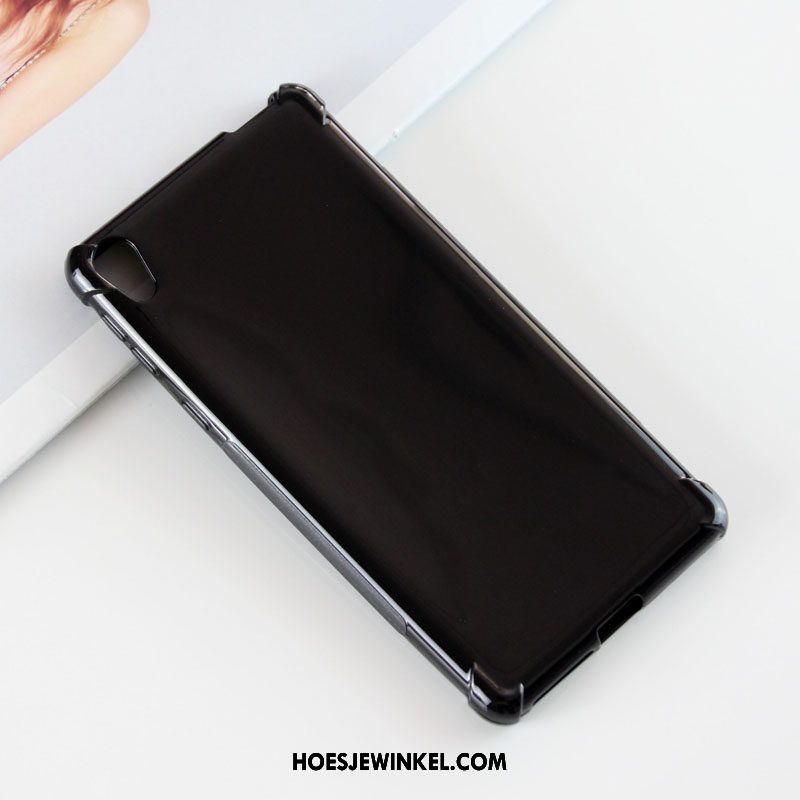 Sony Xperia E5 Hoesje Zwart Bescherming Hoes, Sony Xperia E5 Hoesje Anti-fall Mobiele Telefoon