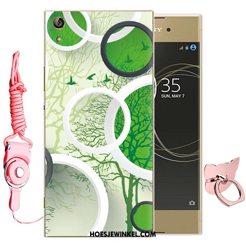 Sony Xperia L1 Hoesje Spotprent Groen Mobiele Telefoon, Sony Xperia L1 Hoesje Bescherming Hoes