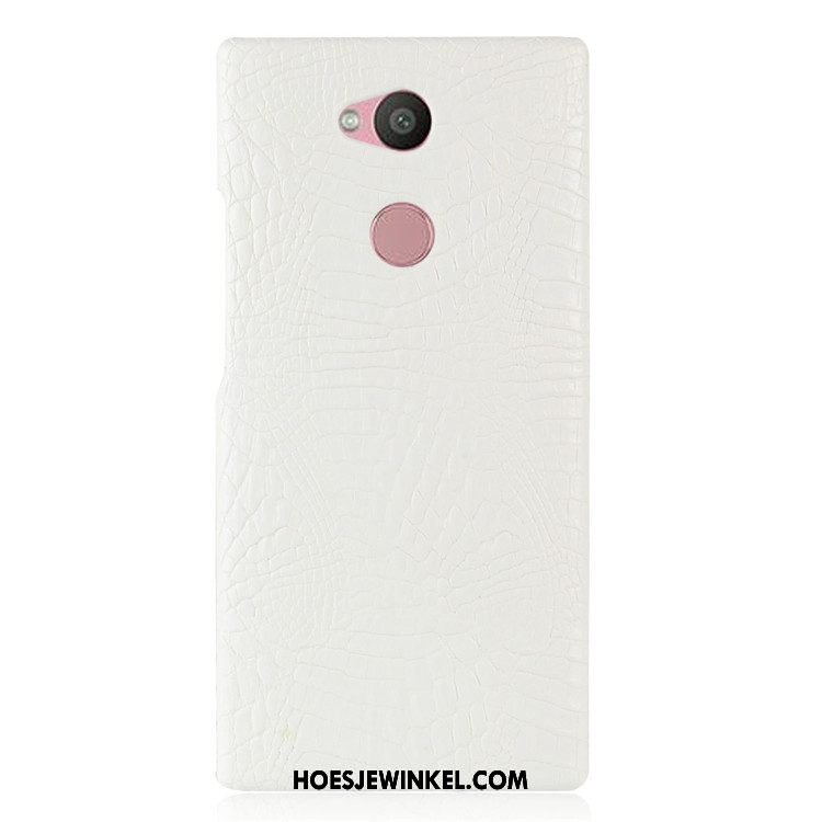 Sony Xperia L2 Hoesje Hard Krokodillenleer Bescherming, Sony Xperia L2 Hoesje Roze Hoes