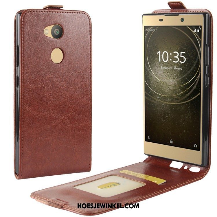 Sony Xperia L2 Hoesje Hoes Bescherming Rood, Sony Xperia L2 Hoesje Mobiele Telefoon Folio