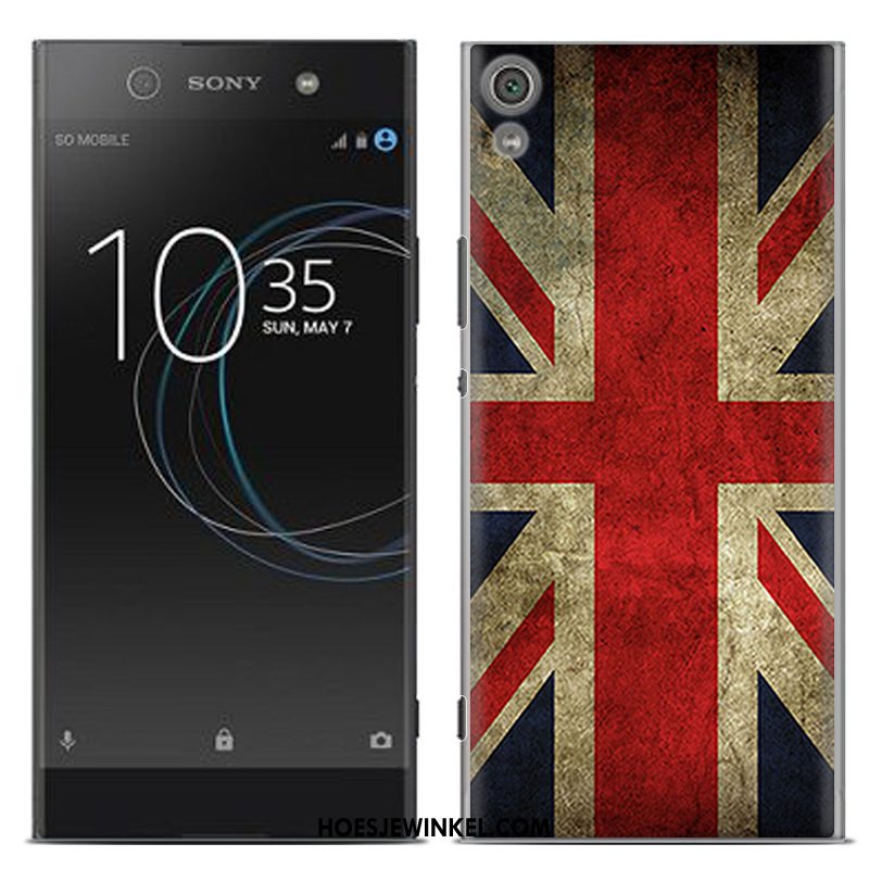 Sony Xperia Xa Hoesje Blauw Geschilderd Nieuw, Sony Xperia Xa Hoesje Scheppend Zacht