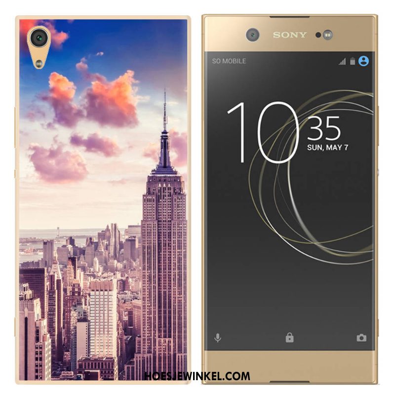 Sony Xperia Xa Hoesje Mobiele Telefoon Blauw Hoes, Sony Xperia Xa Hoesje Scheppend Zacht