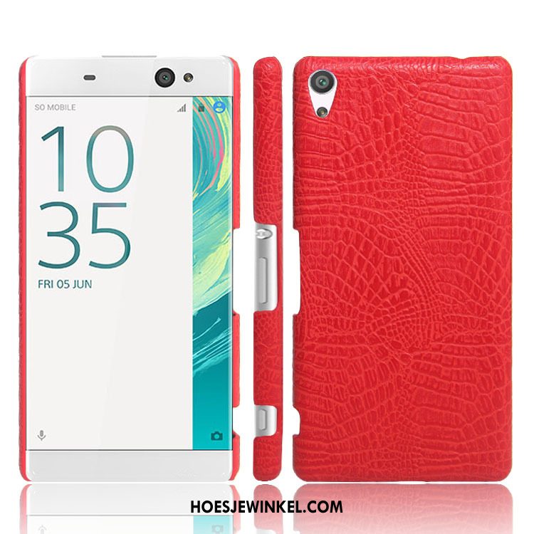 Sony Xperia Xa Ultra Hoesje Krokodillenleer Mobiele Telefoon Roze, Sony Xperia Xa Ultra Hoesje Hoes Gemeenschappelijk