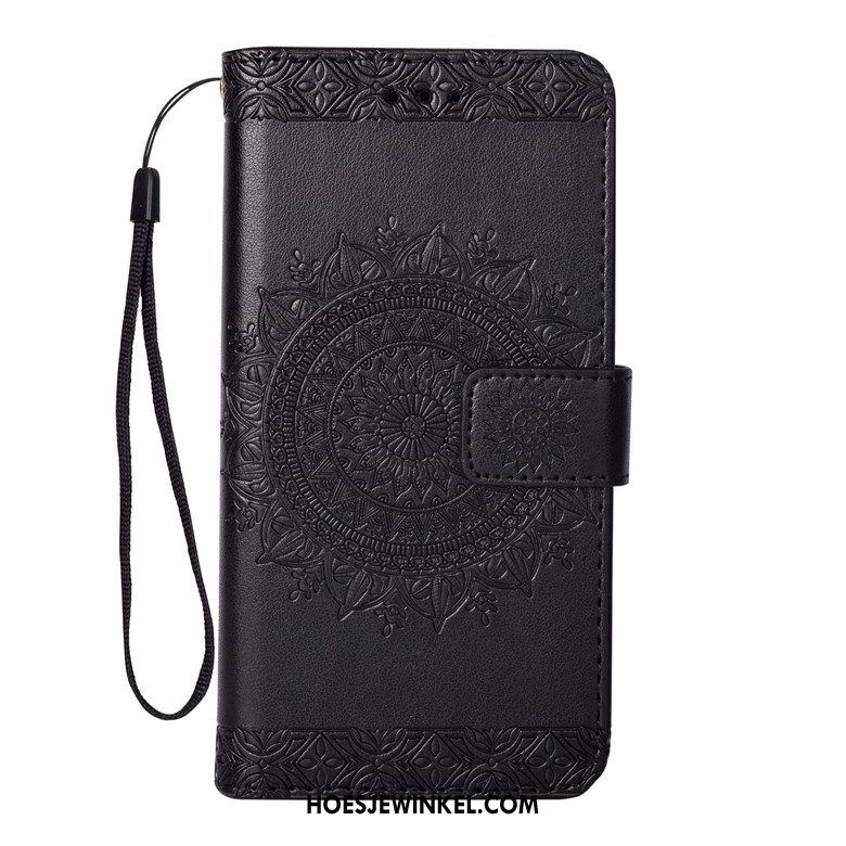 Sony Xperia Xa1 Hoesje Hoes Clamshell Leren Etui, Sony Xperia Xa1 Hoesje Siliconen Zacht
