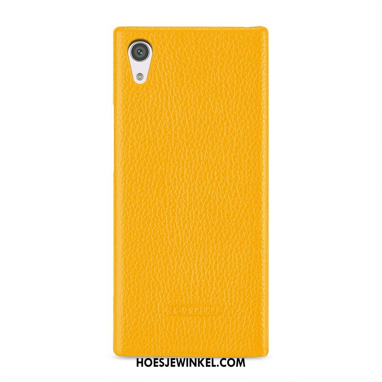 Sony Xperia Xa1 Plus Hoesje Hoes Leer Mobiele Telefoon, Sony Xperia Xa1 Plus Hoesje Groen Leren Etui