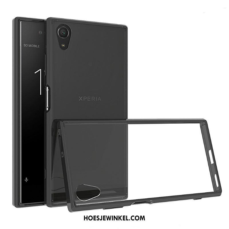 Sony Xperia Xa1 Plus Hoesje Mobiele Telefoon Doorzichtig Groen, Sony Xperia Xa1 Plus Hoesje Persoonlijk Anti-fall