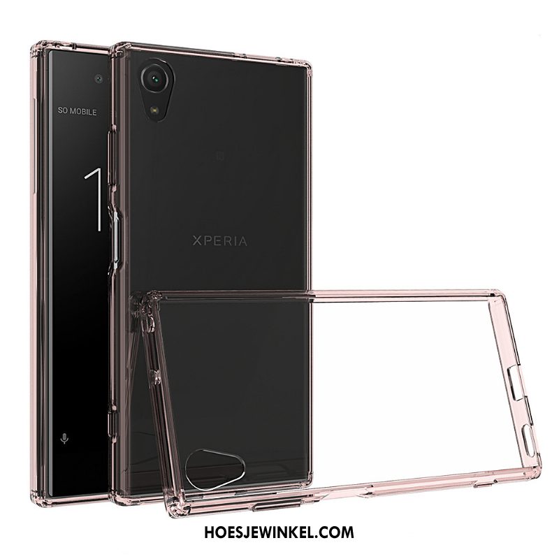 Sony Xperia Xa1 Plus Hoesje Mobiele Telefoon Doorzichtig Groen, Sony Xperia Xa1 Plus Hoesje Persoonlijk Anti-fall