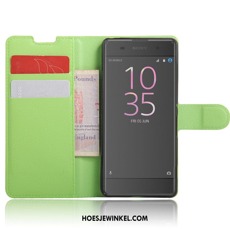 Sony Xperia Xa1 Plus Hoesje Mobiele Telefoon Rood Bescherming, Sony Xperia Xa1 Plus Hoesje Portemonnee Leren Etui