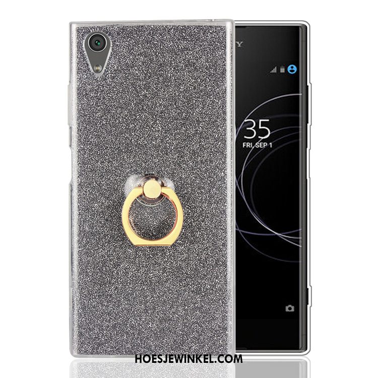 Sony Xperia Xa1 Plus Hoesje Roze Mobiele Telefoon Ring, Sony Xperia Xa1 Plus Hoesje Anti-fall Bescherming