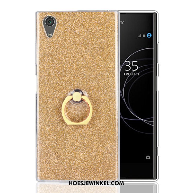 Sony Xperia Xa1 Plus Hoesje Roze Mobiele Telefoon Ring, Sony Xperia Xa1 Plus Hoesje Anti-fall Bescherming