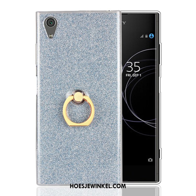 Sony Xperia Xa1 Plus Hoesje Roze Mobiele Telefoon Ring, Sony Xperia Xa1 Plus Hoesje Anti-fall Bescherming