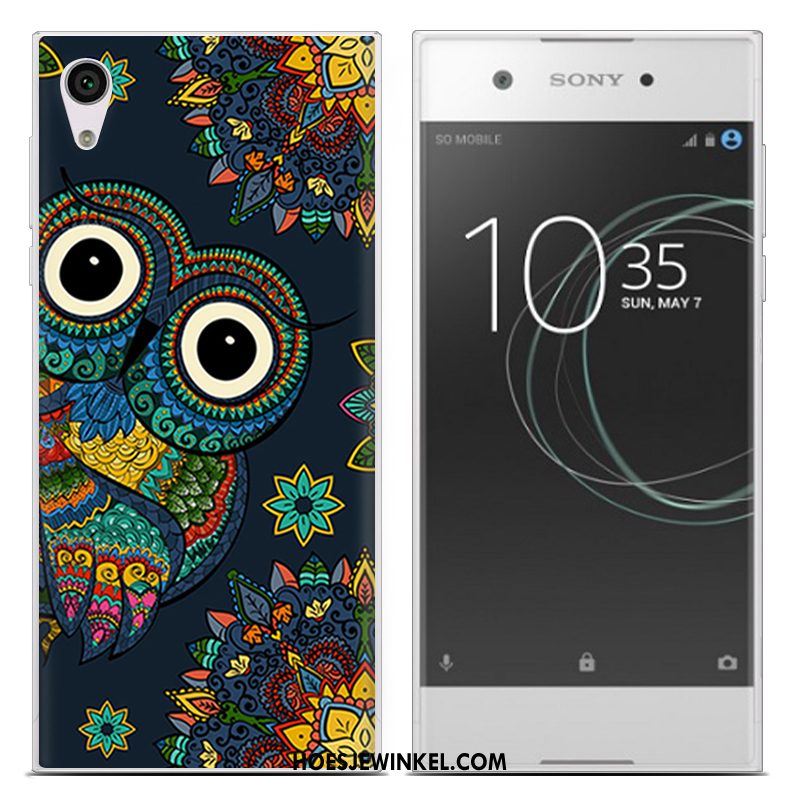 Sony Xperia Xa1 Ultra Hoesje Bescherming Trend Hoes, Sony Xperia Xa1 Ultra Hoesje Zwart Siliconen