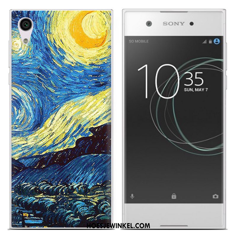 Sony Xperia Xa1 Ultra Hoesje Bescherming Trend Hoes, Sony Xperia Xa1 Ultra Hoesje Zwart Siliconen