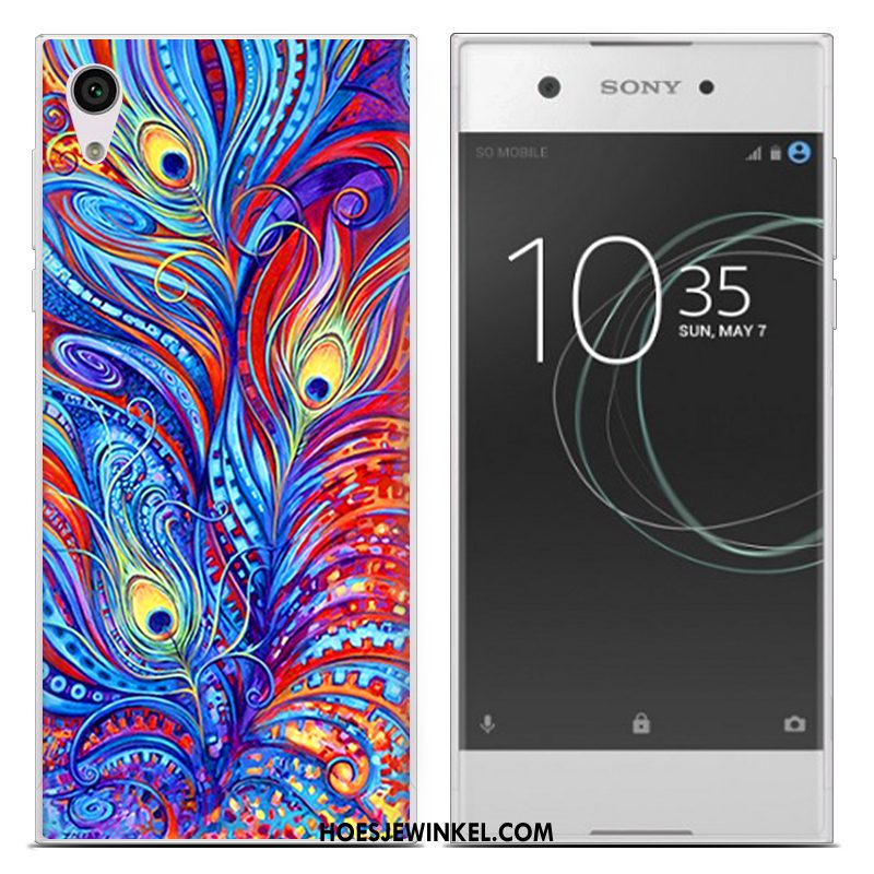 Sony Xperia Xa1 Ultra Hoesje Bescherming Trend Hoes, Sony Xperia Xa1 Ultra Hoesje Zwart Siliconen