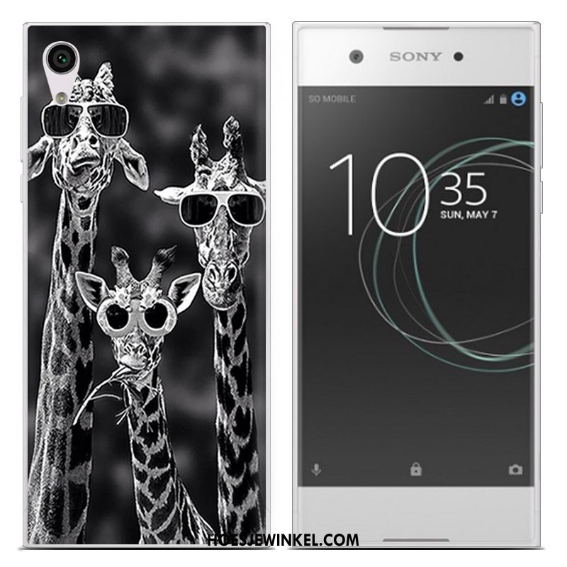 Sony Xperia Xa1 Ultra Hoesje Bescherming Trend Hoes, Sony Xperia Xa1 Ultra Hoesje Zwart Siliconen