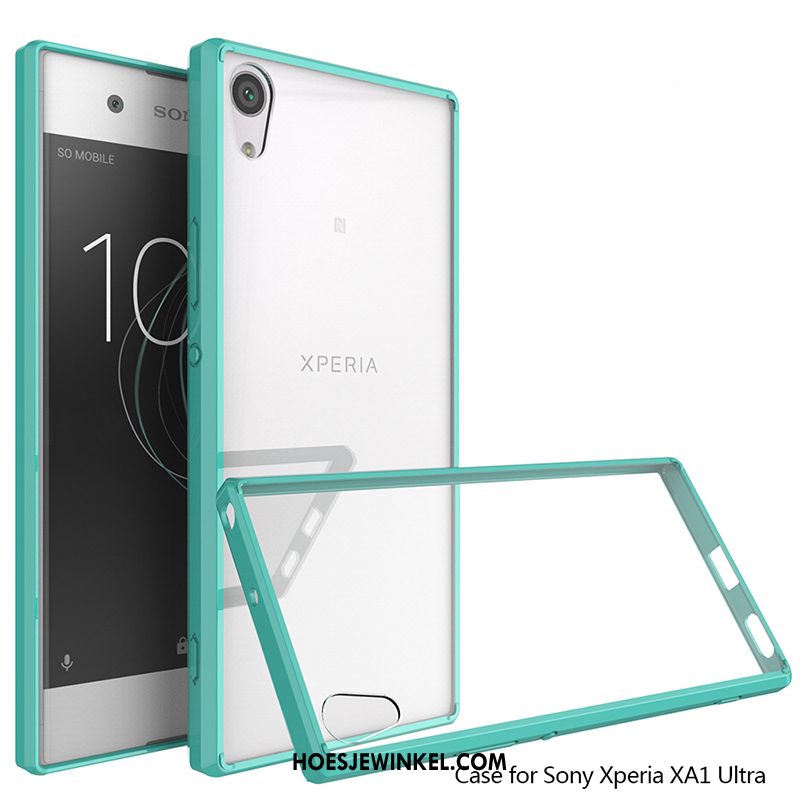 Sony Xperia Xa1 Ultra Hoesje Doorzichtig Hard Zacht, Sony Xperia Xa1 Ultra Hoesje Bescherming Zwart