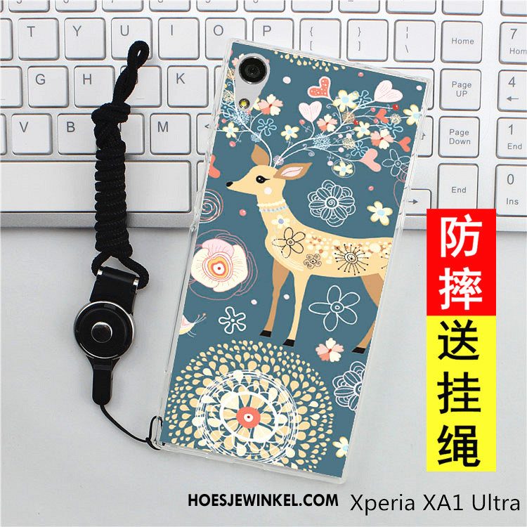 Sony Xperia Xa1 Ultra Hoesje Mobiele Telefoon Anti-fall Hoes, Sony Xperia Xa1 Ultra Hoesje Zacht Hanger