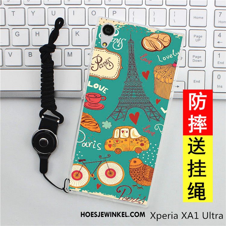 Sony Xperia Xa1 Ultra Hoesje Mobiele Telefoon Anti-fall Hoes, Sony Xperia Xa1 Ultra Hoesje Zacht Hanger