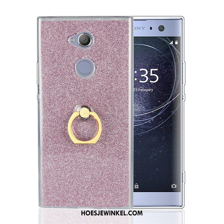 Sony Xperia Xa2 Plus Hoesje Ondersteuning Roze Hoes, Sony Xperia Xa2 Plus Hoesje Mobiele Telefoon Bescherming