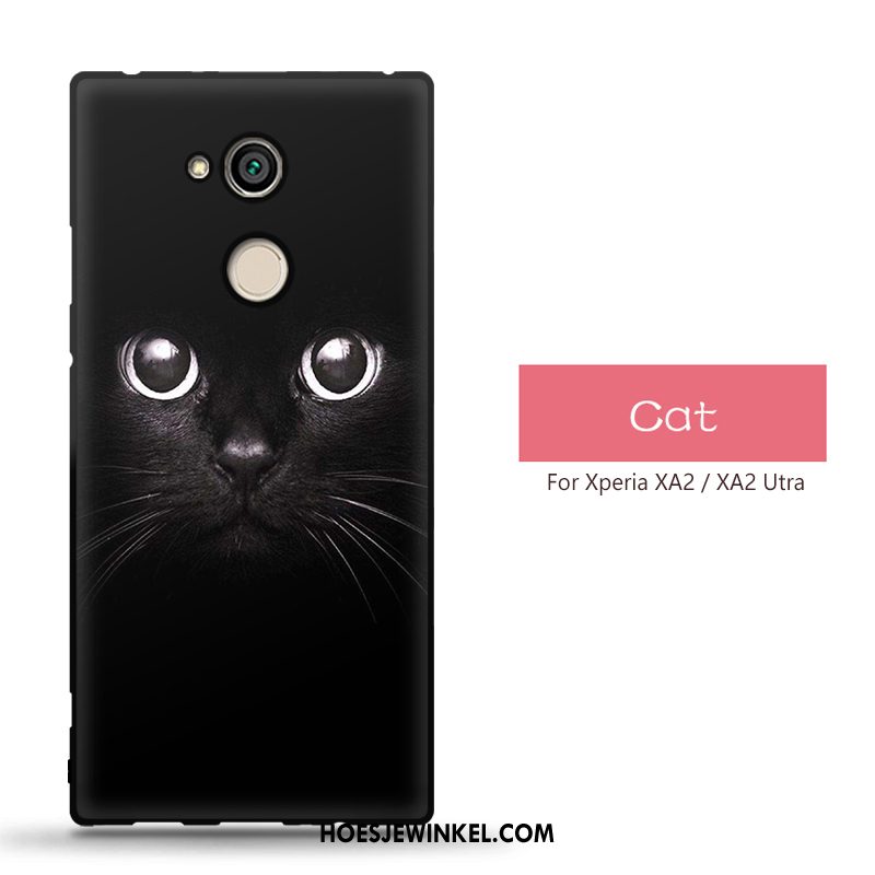 Sony Xperia Xa2 Ultra Hoesje Zacht Siliconen All Inclusive, Sony Xperia Xa2 Ultra Hoesje Zwart Mobiele Telefoon