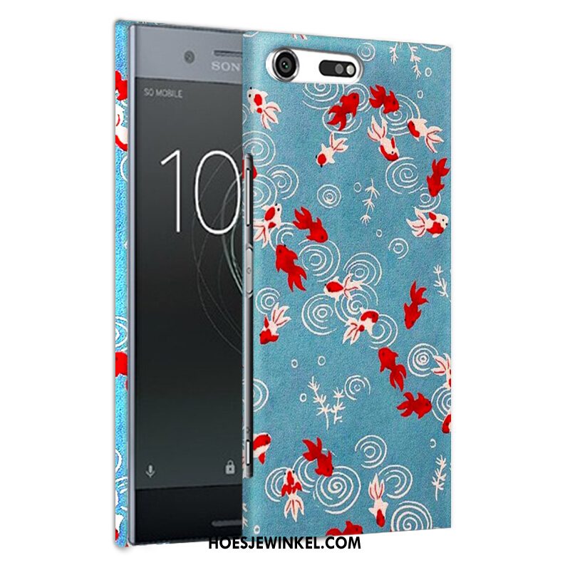 Sony Xperia Xz Premium Hoesje Donkerblauw Wind Mobiele Telefoon, Sony Xperia Xz Premium Hoesje Hard