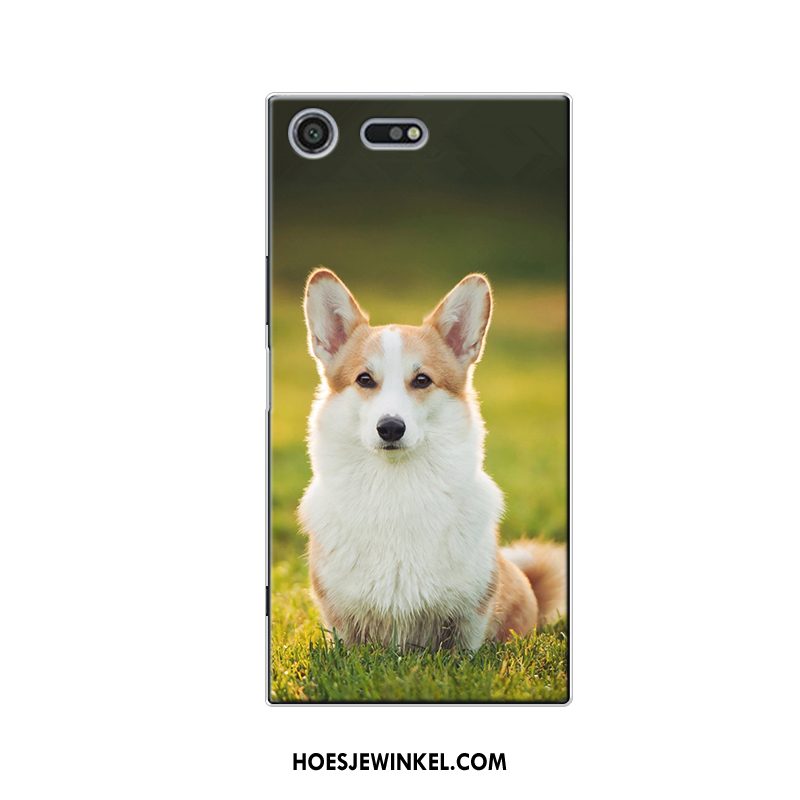 Sony Xperia Xz Premium Hoesje Hoes Hond Mobiele Telefoon, Sony Xperia Xz Premium Hoesje Spotprent Bescherming