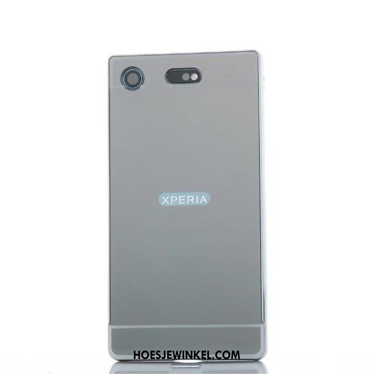 Sony Xperia Xz1 Compact Hoesje Mobiele Telefoon Spiegel Hoes, Sony Xperia Xz1 Compact Hoesje Roze Bescherming