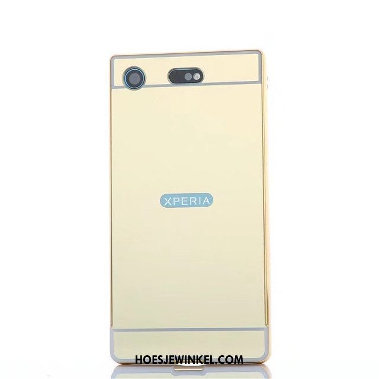 Sony Xperia Xz1 Compact Hoesje Mobiele Telefoon Spiegel Hoes, Sony Xperia Xz1 Compact Hoesje Roze Bescherming