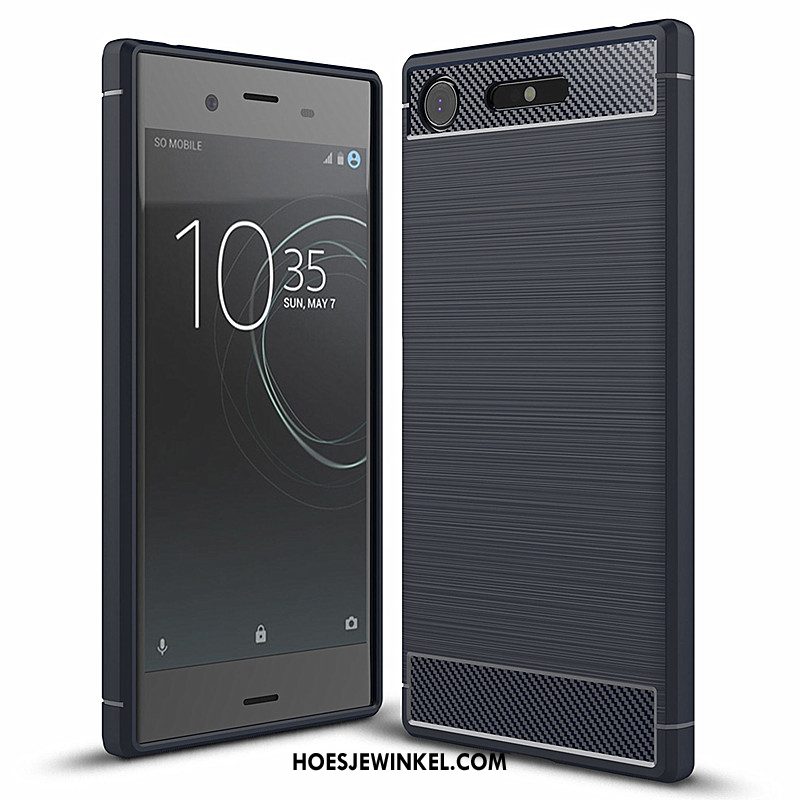 Sony Xperia Xz1 Hoesje Zacht Mobiele Telefoon Hoes, Sony Xperia Xz1 Hoesje Groen Siliconen