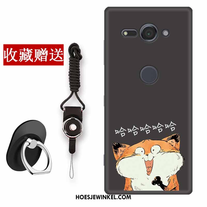 Sony Xperia Xz2 Compact Hoesje All Inclusive Hoes Zwart, Sony Xperia Xz2 Compact Hoesje Bescherming Anti-fall