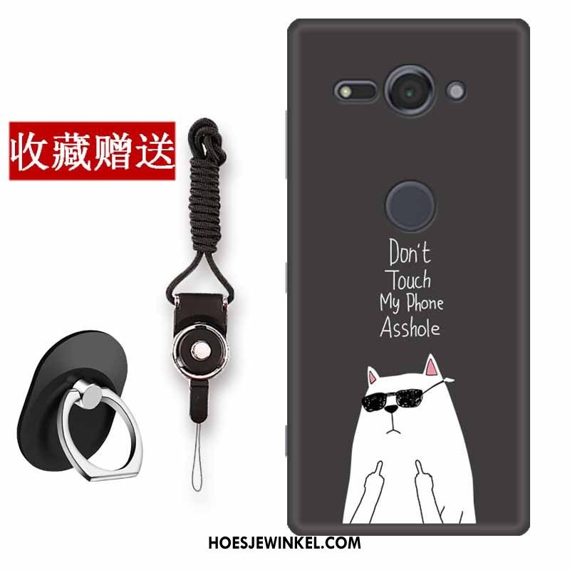 Sony Xperia Xz2 Compact Hoesje All Inclusive Hoes Zwart, Sony Xperia Xz2 Compact Hoesje Bescherming Anti-fall