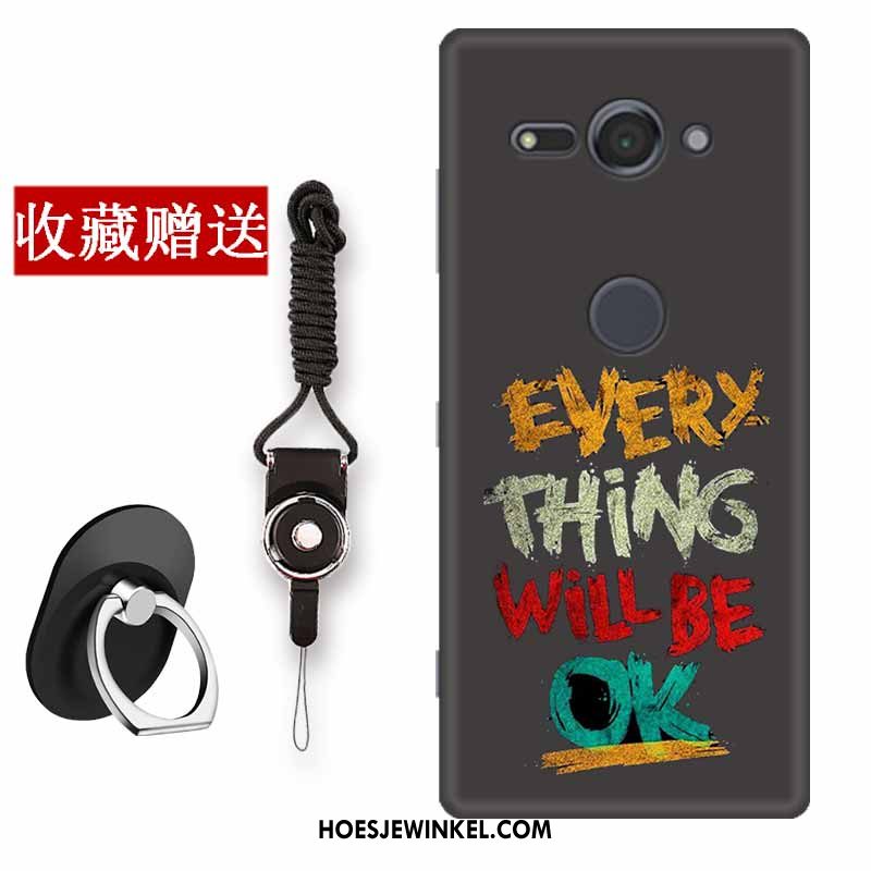 Sony Xperia Xz2 Compact Hoesje All Inclusive Hoes Zwart, Sony Xperia Xz2 Compact Hoesje Bescherming Anti-fall