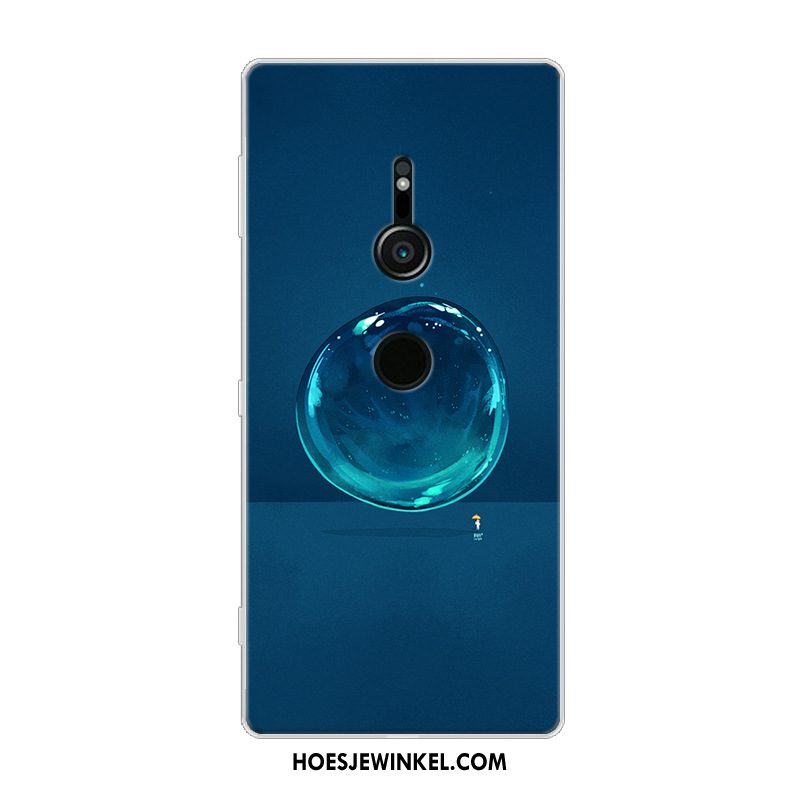 Sony Xperia Xz2 Hoesje Anti-fall Hoes Zacht, Sony Xperia Xz2 Hoesje Kunst Zwart