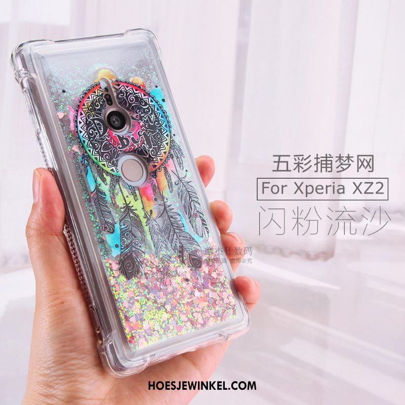 Sony Xperia Xz2 Hoesje Scheppend Bescherming All Inclusive, Sony Xperia Xz2 Hoesje Roze Anti-fall